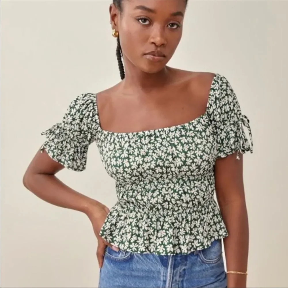 Reformation Solis Crop Top S NWT - Picture 1 of 9